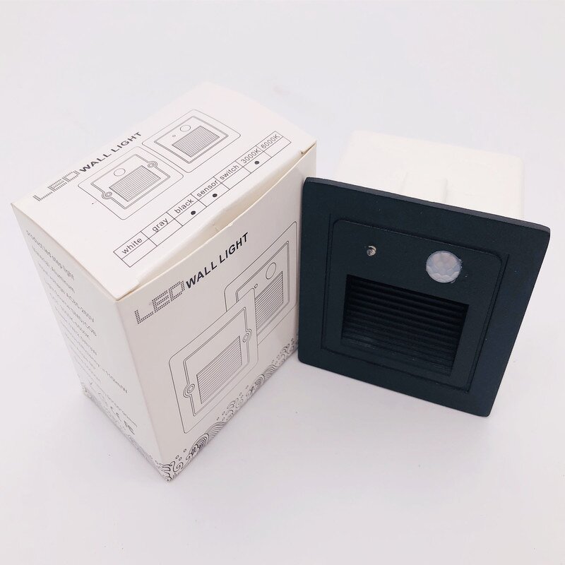 Motion Sensor Wall Light Supplier - 86x86 Smart PIR 3W Kitchen