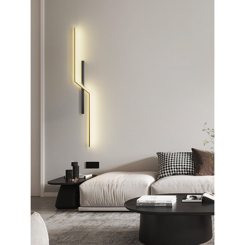 Black Aluminum Wall Lamp Supplier - High Quality Long-Shaped