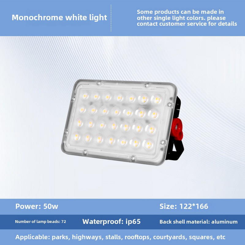 LED Floodlight Factory - IP66 AC Waterproof 50-200W Aluminum