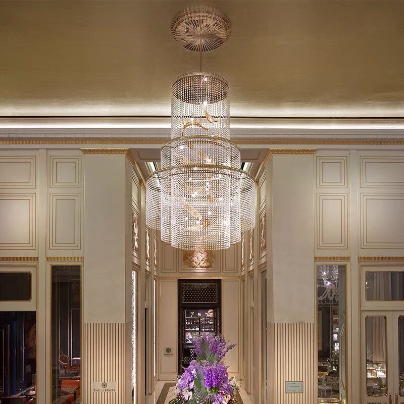 Round Crystal Chandelier Supplier - Luxury for Indoor Wedding