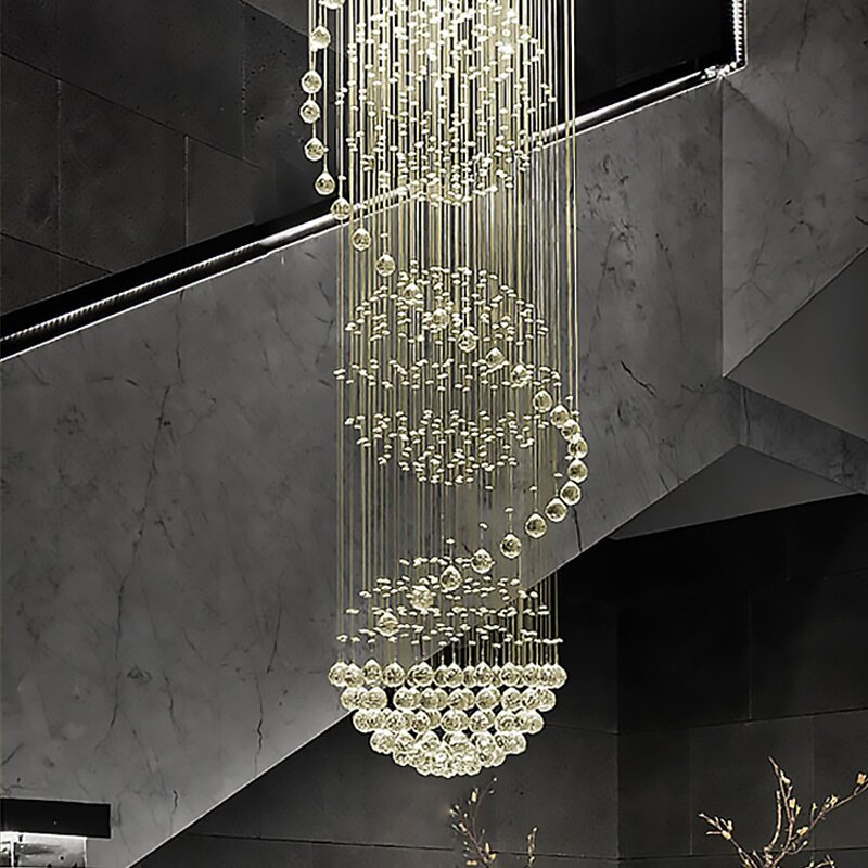 Raindrop Crystal Pendant Light Supplier - Custom Large for Loft
