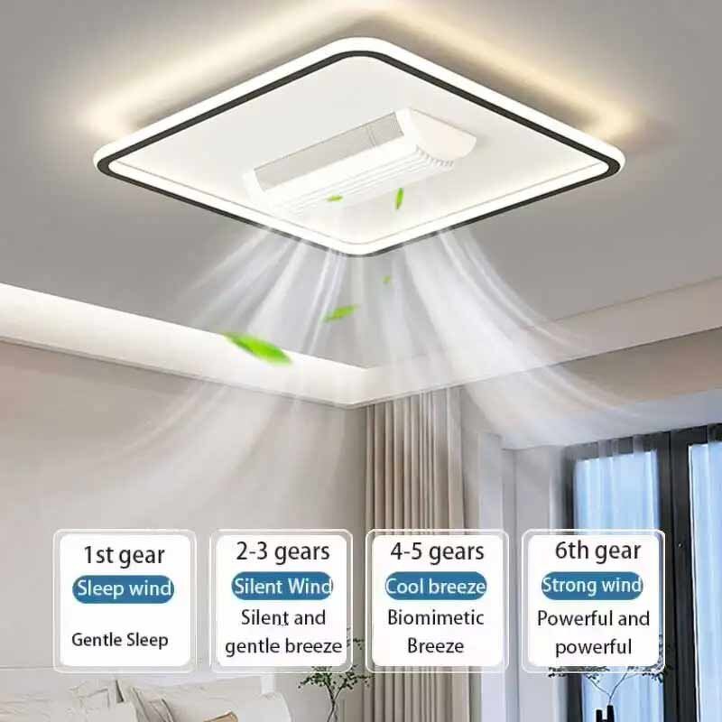 LED Ceiling Fan Light Supplier - Modern Smart 6-Speed Remote