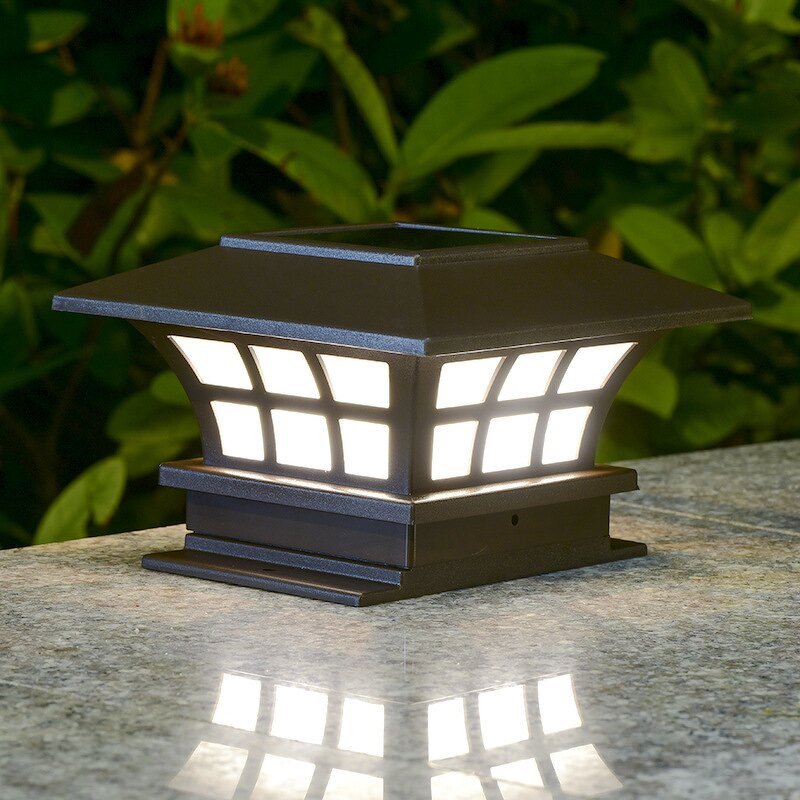 Solar Fence Lamp Supplier - IP65 Waterproof Square LED