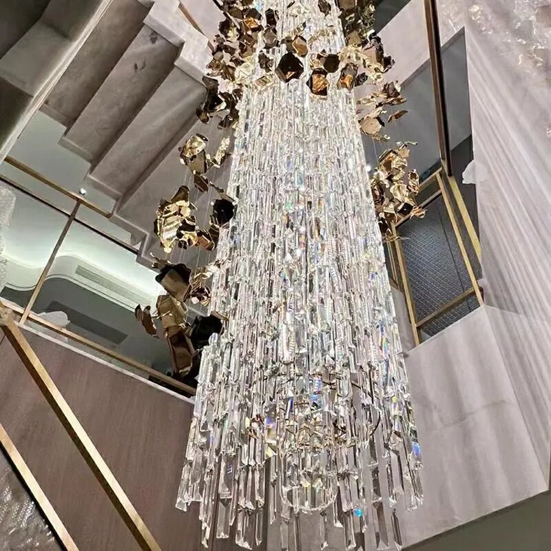 Large Crystal Pendant Light Factory - Customized Luxury for Hotel