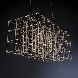Light Cube Chandelier Supplier - Custom Star Restaurant Hotel