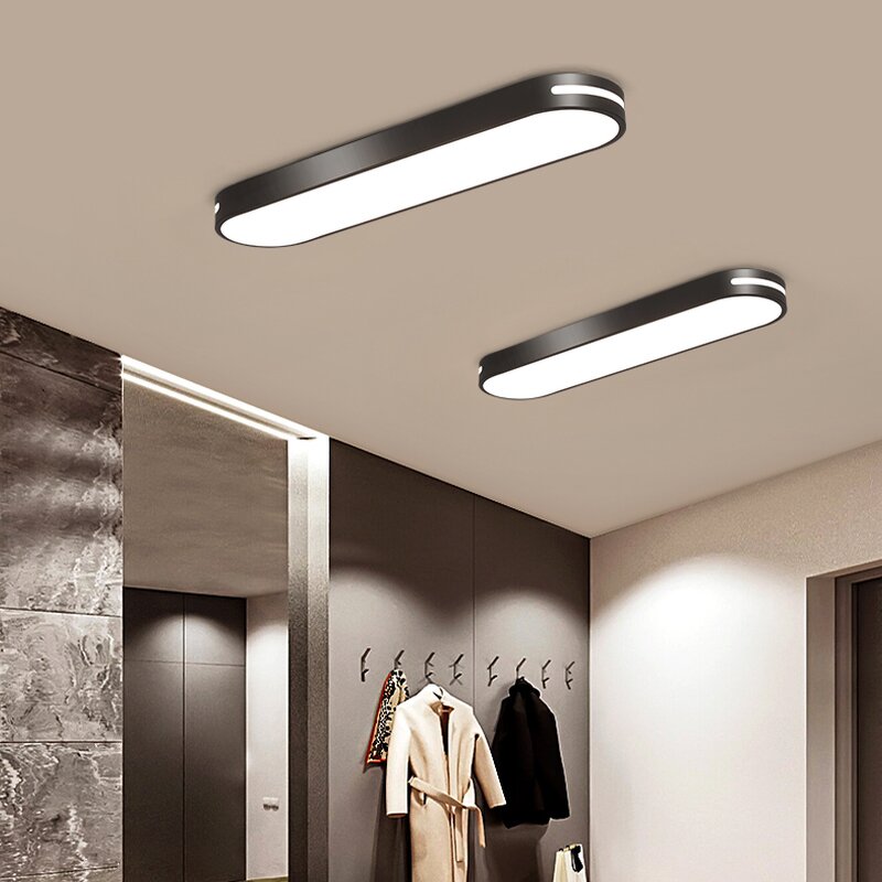 Elliptical Ceiling Light Factory - Modern LED Remote Control Iron