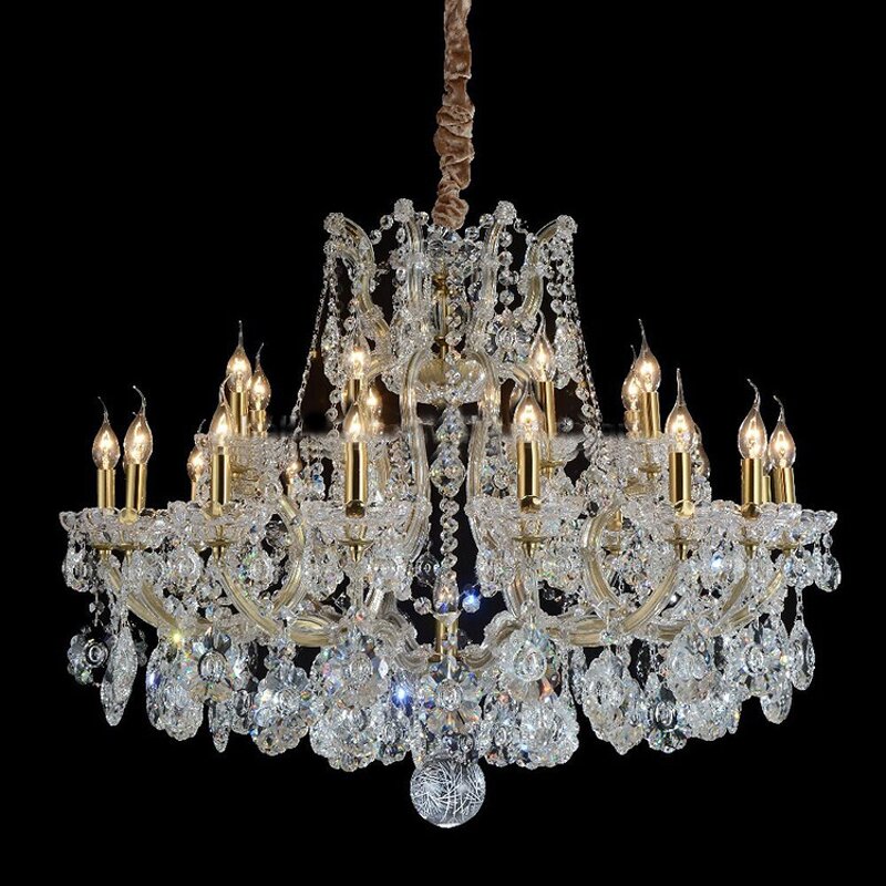 Chandelier Supplier - Custom Golden Maria Theresa Crystal