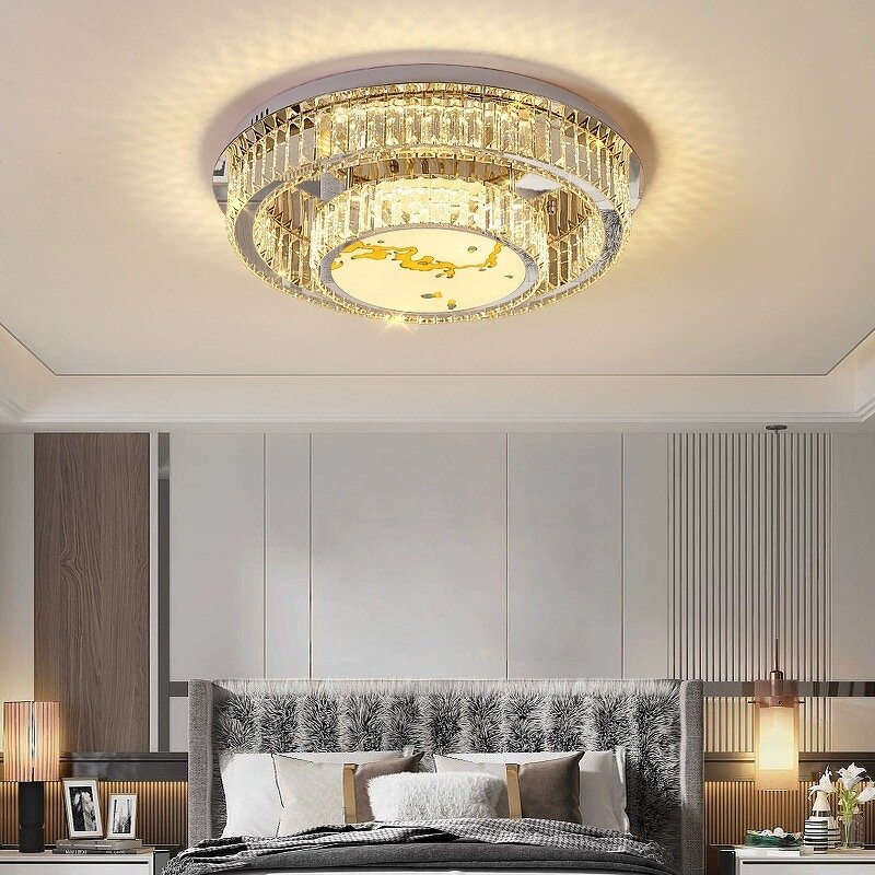 Golden Pendant Lighting Factory - Modern Luxury K9 Crystal