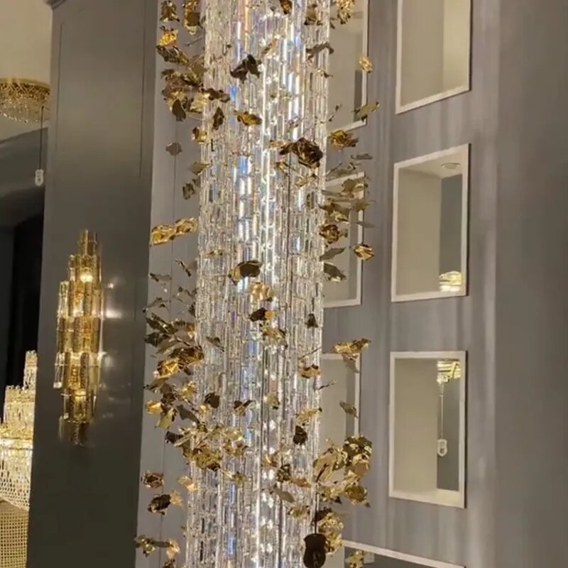 Large Crystal Pendant Light Factory - Customized Luxury for Hotel