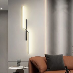 Black Aluminum Wall Lamp Supplier - High Quality Long-Shaped