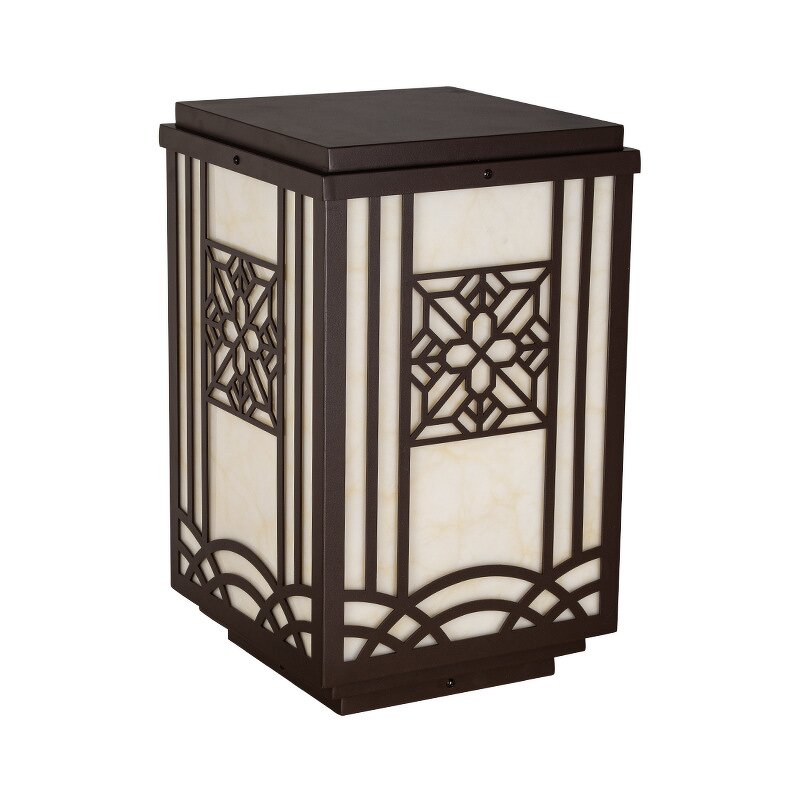 Aluminium Solar Garden Lamp Supplier - 5-6 Inch IP65 Pillar Column