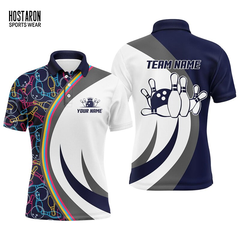 Bowling Polo Jersey Manufacturer - Oem Custom Your Design HOSTARON