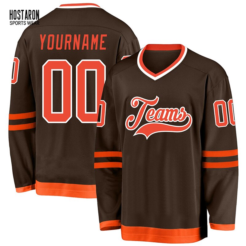 Custom Hockey Jersey Manufacturer - OEM Custom HOSTARON Any Logo Sublimation