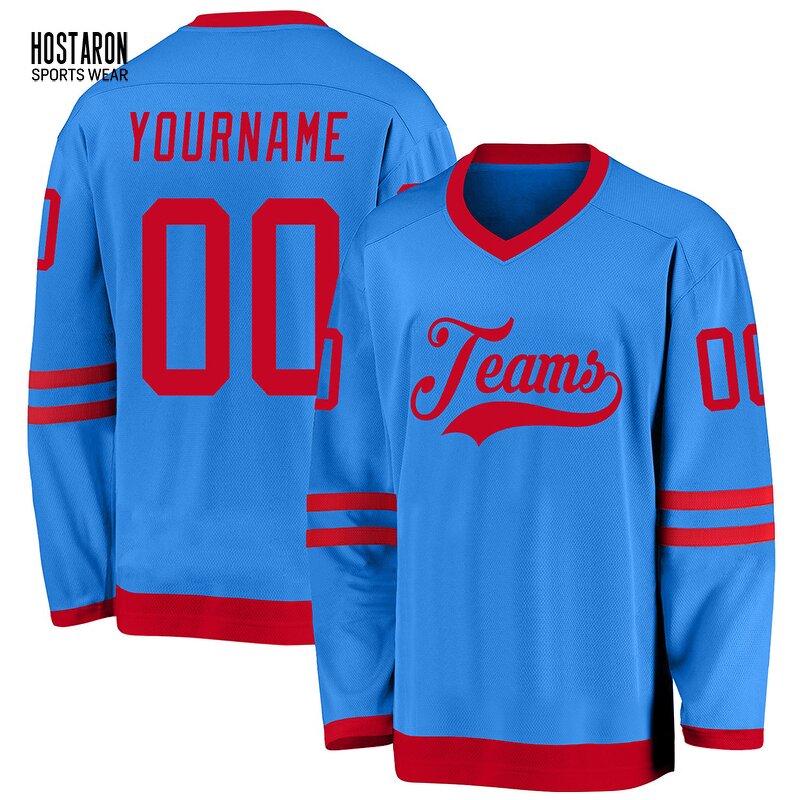 Custom Hockey Jersey Manufacturer - OEM Custom HOSTARON Any Logo Sublimation