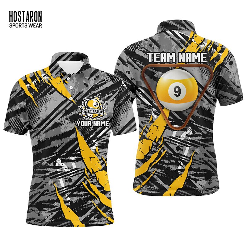 Billiards Polo Shirt Manufacturer - OEM Personalized HOSTARON Customized
