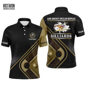 Billiard Polo Shirts Manufacturer - OEM/ODM Custom HOSTARON Billiard Player