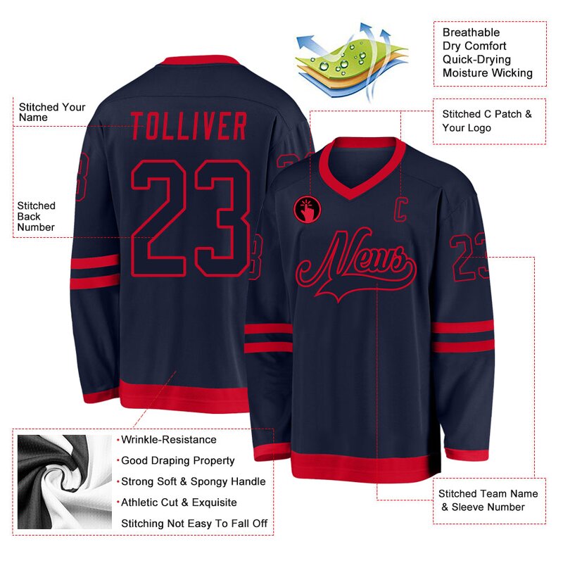 Custom Hockey Jersey Manufacturer - OEM Custom HOSTARON Any Logo Sublimation