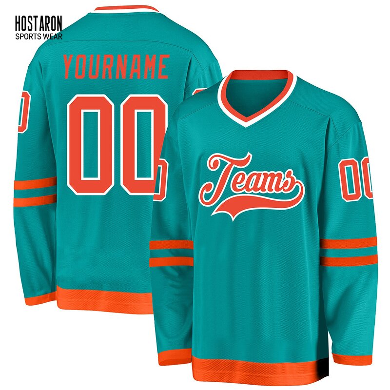 Custom Hockey Jersey Manufacturer - OEM Custom HOSTARON Any Logo Sublimation