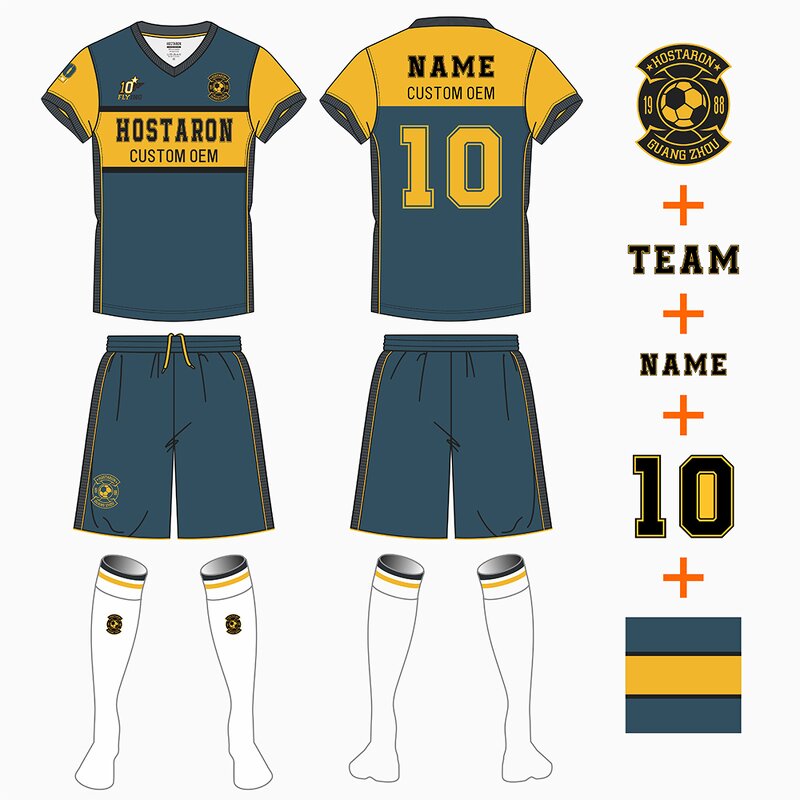 Soccer Jersey Set Manufacturer - OEM/ODM Custom HOSTARON Sublimated