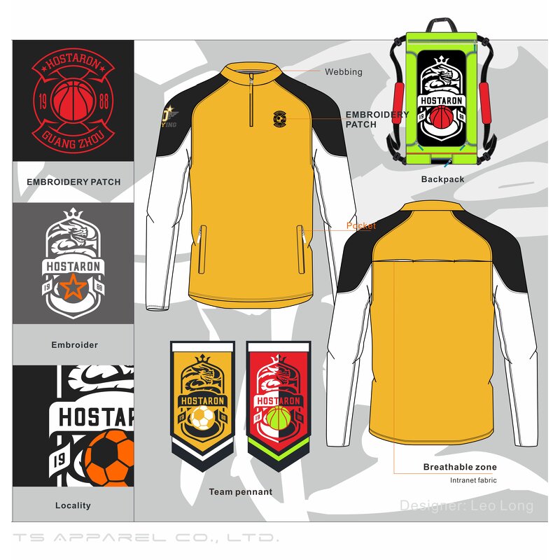 Tracksuit Set Manufacturer - OEM Custom Logo HOSTARON Polyester Fleece