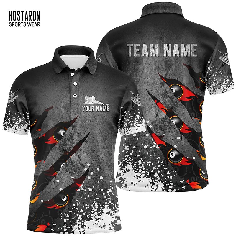 Billiards Polo Shirt Manufacturer - OEM Personalized HOSTARON Customized