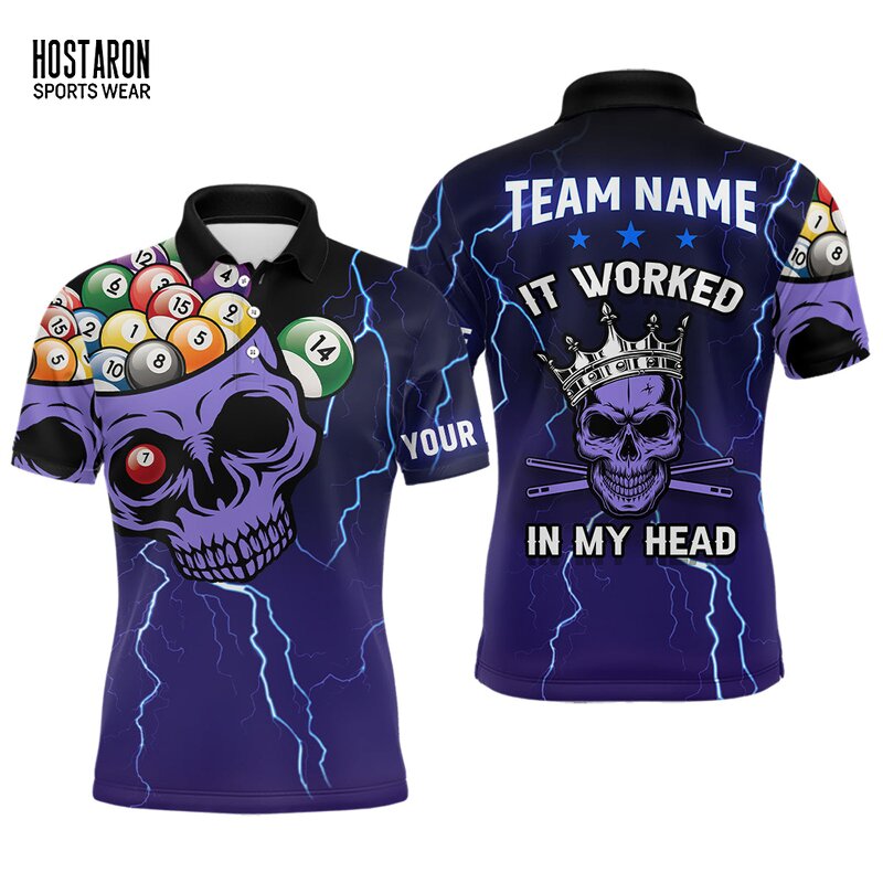 Billiard Polo Shirts Manufacturer - OEM/ODM Custom HOSTARON Billiard Player