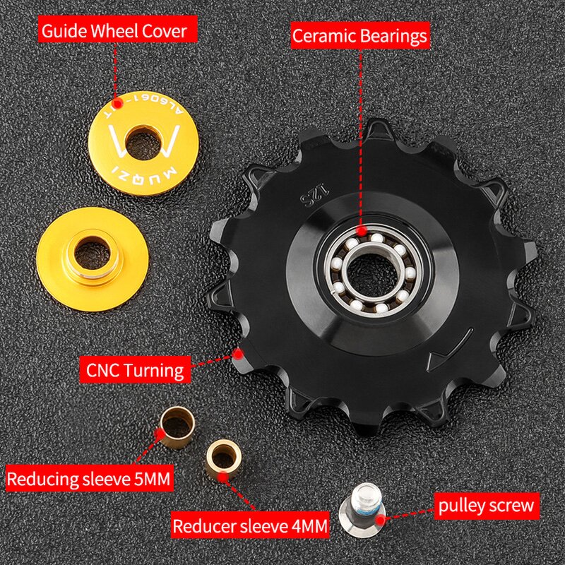 Bike Derailleur Pulley Manufacturer - OEM Ceramic Jockey Wheel