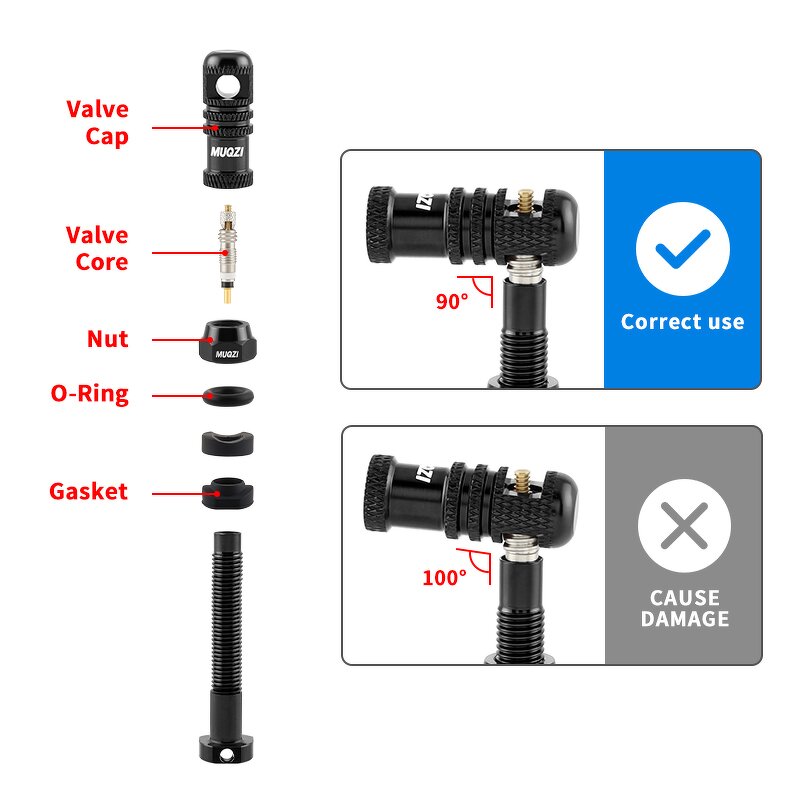 Bike Valve Stem Manufacturer - OEM Aluminum Alloy Presta Valve
