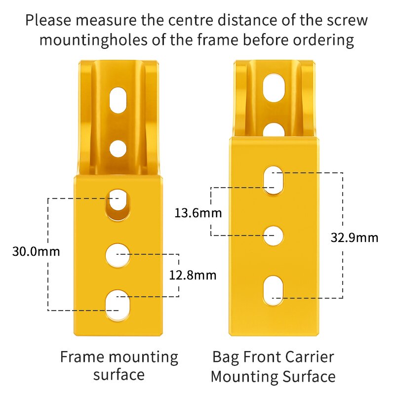 Folding Bike Carrier Mount Factory - OEM Front Bag Extender