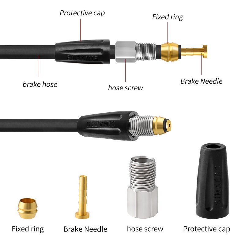 Bike Brake Hose Factory - OEM Hydraulic Connector Olive Set