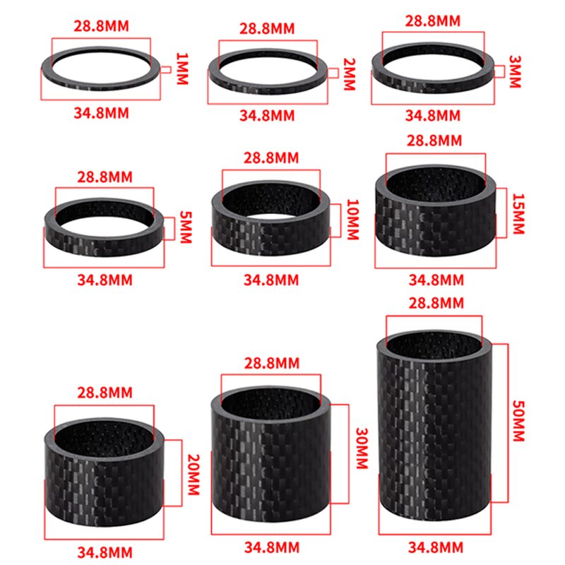 Bike Headset Spacer Manufacturer - OEM Carbon Fiber Washer