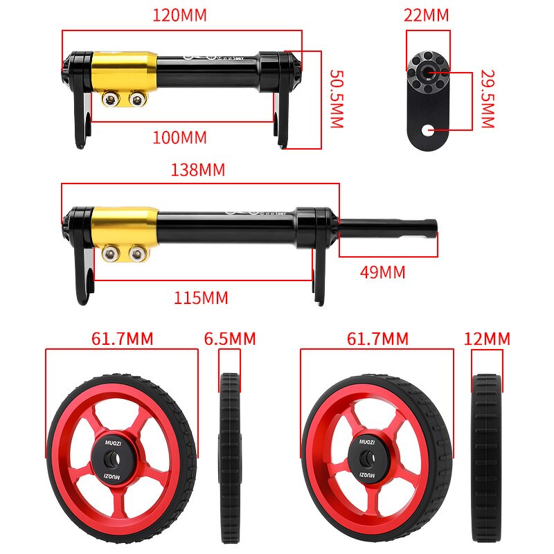 Folding Bike Easy Wheel Manufacturer - OEM Custom Aluminum Alloy