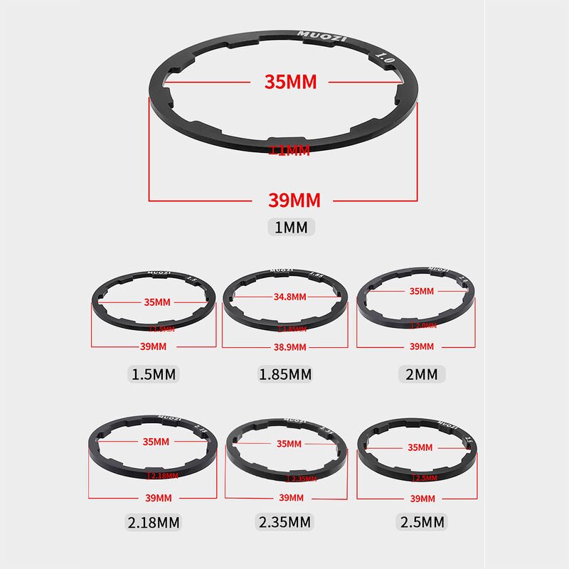 Bike Hub Spacer Factory - OEM Cassette Gasket Spacer