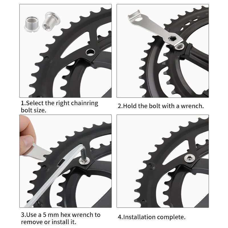 Bike Chainring Bolt Manufacturer - OEM Crank Screw