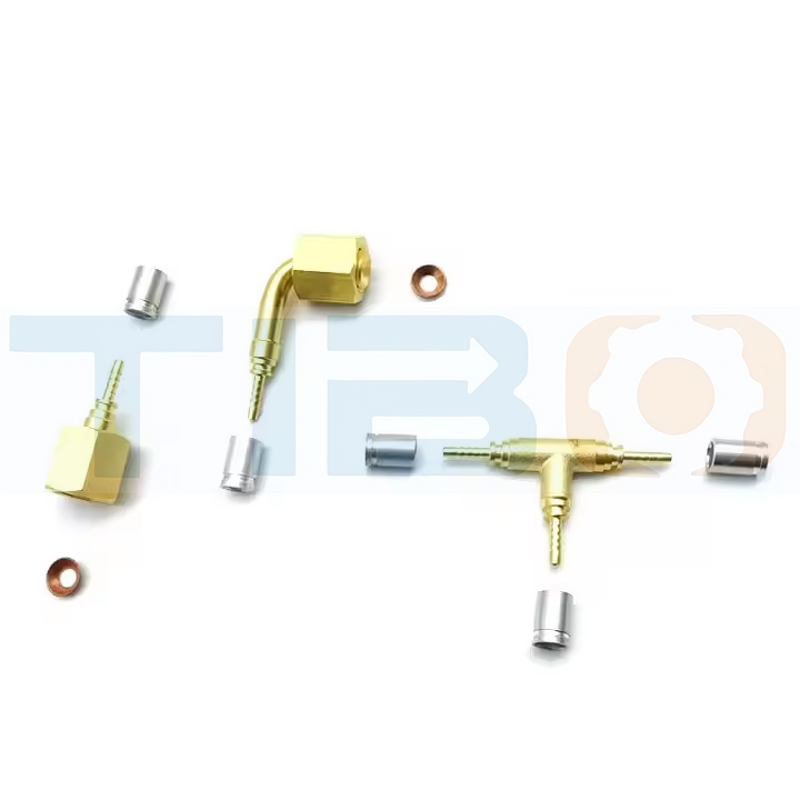 Hose Connector Factory - OEM/ODM Custom Refrigeration Unit Gauge High Low Pressure