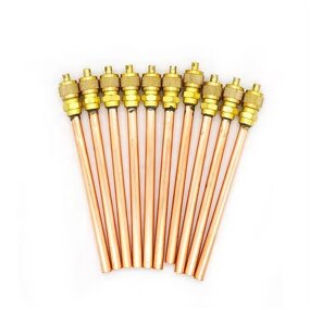Charging Valve Factory - OEM/ODM Custom 1/4 Brass for Air Conditioning Refrigeration