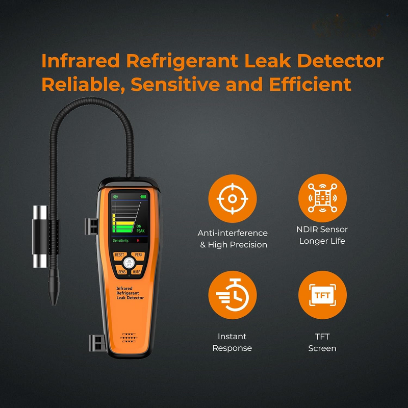 Refrigerant Leak Detector Factory - OEM/ODM Custom Elitech ILD-200 HVAC Infrared