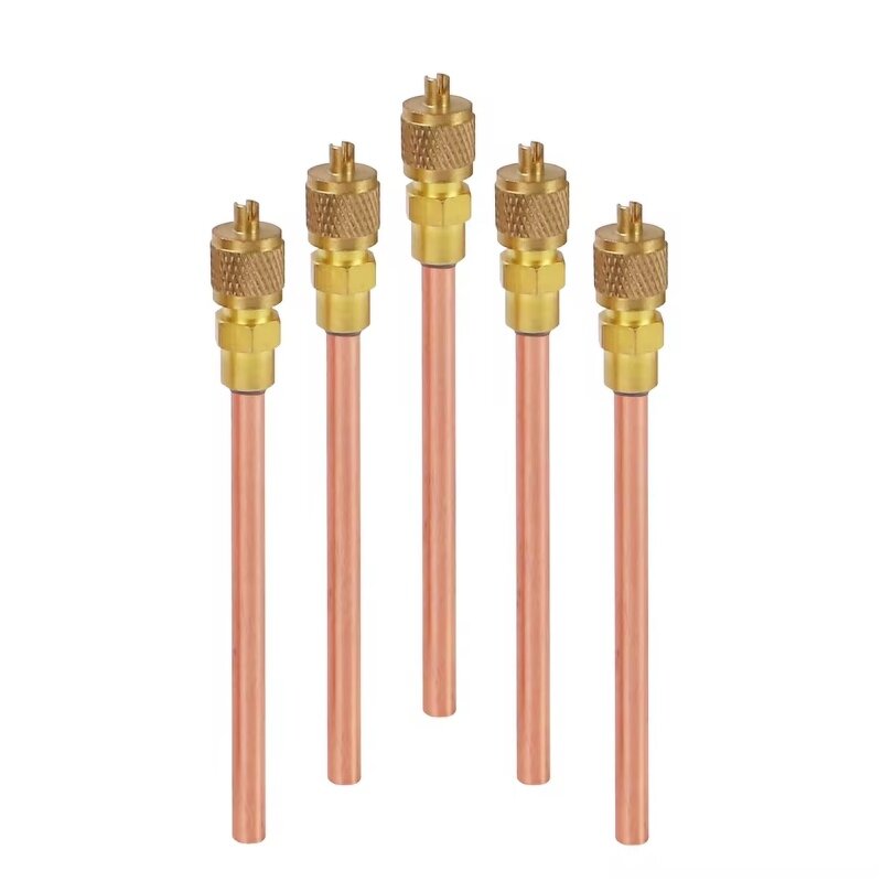 Charging Valve Factory - OEM/ODM Custom 1/4 Brass for Air Conditioning Refrigeration