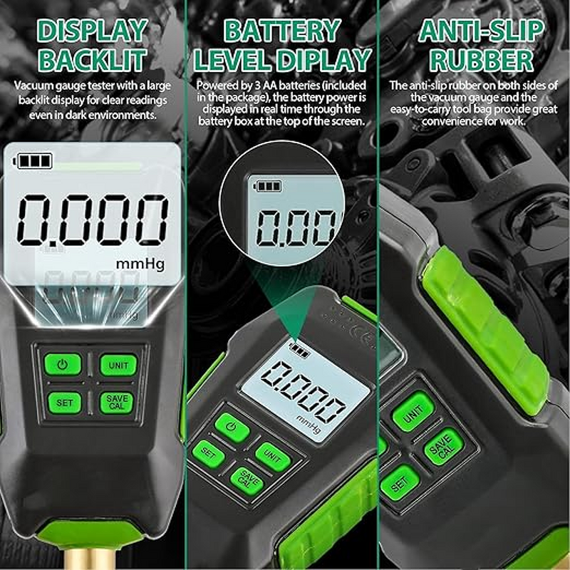 Digital Vacuum Gauge Factory - OEM/ODM Custom 7/16inch Backlit Micron Meter