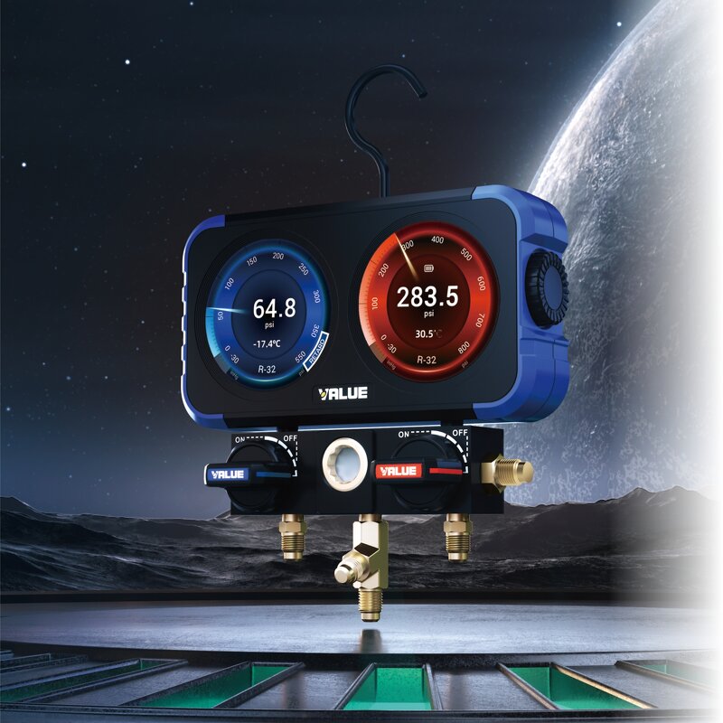 Refrigeration Tools Factory - OEM/ODM Custom VRM2-X Digital Manifold Gauge 2025