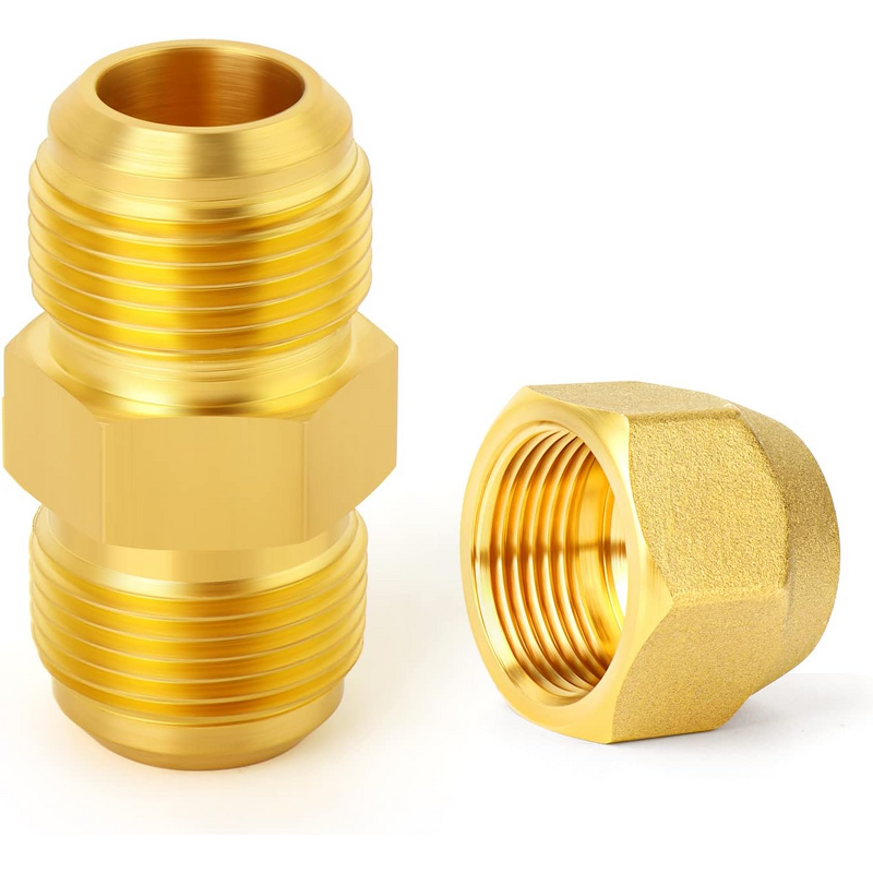Brass Tube Fitting Factory - OEM/ODM Custom Half-Union with Flare Nut 1/4 Flare Male