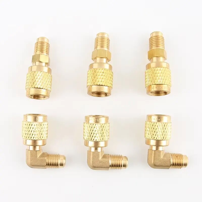 R410A Adapter Factory - OEM/ODM Custom High Pressure Brass Swivel for HVAC Charging
