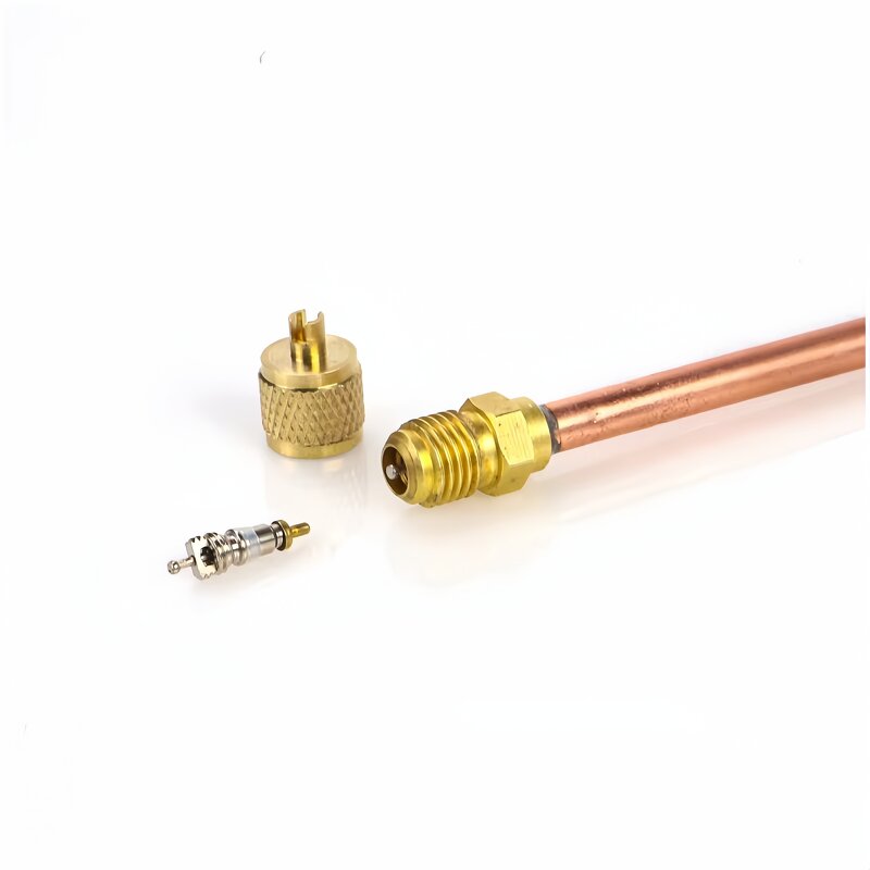 Charging Valve Factory - OEM/ODM Custom 1/4 Brass for Air Conditioning Refrigeration