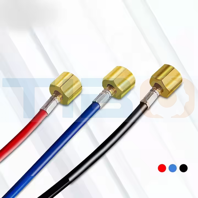Refrigeration Hose Factory - OEM/ODM Custom High Low Pressure for Gauge Connection
