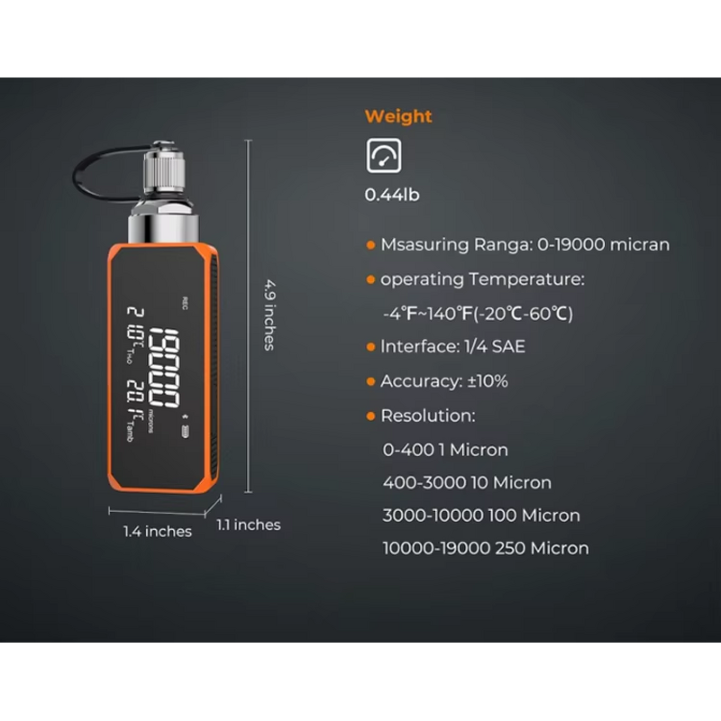 Digital Vacuum Gauge Factory - OEM/ODM Custom Elitech VGW-Mini Micro Hand Tool