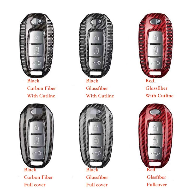 Carbon Fiber Key Case Manufacturer - OEM for Infiniti Nissan