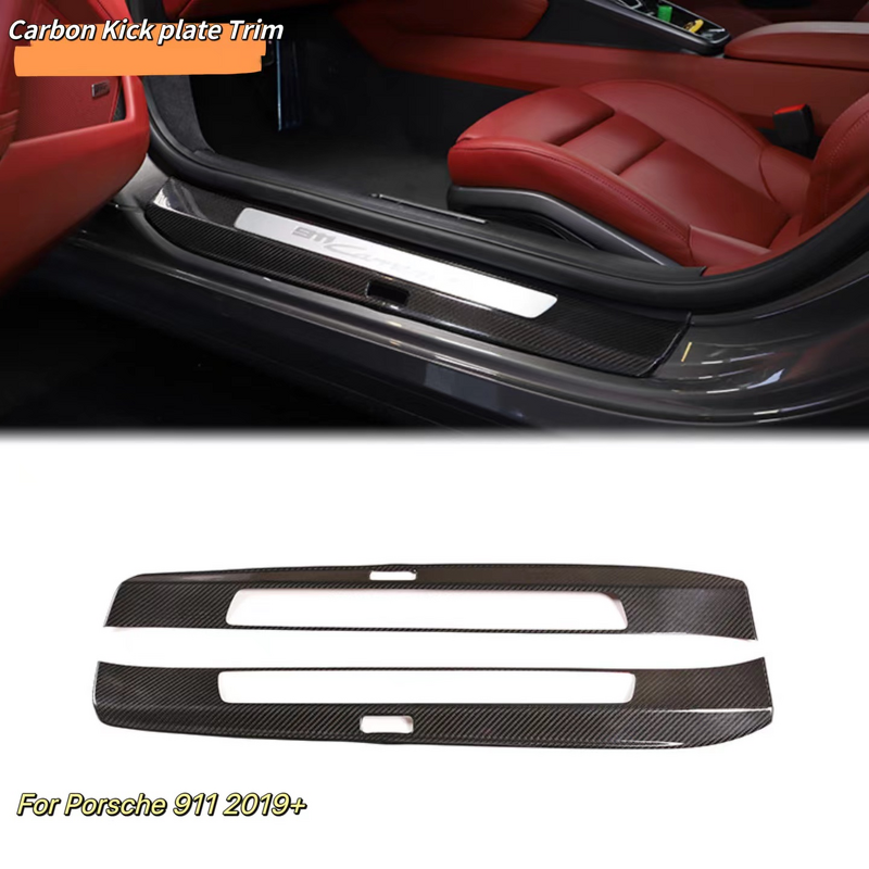 Carbon Fiber Door Sill Trim Factory - OEM for Porsche 911/718