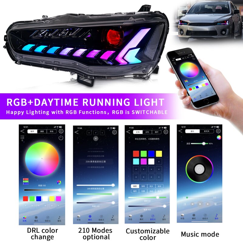 LED Headlight Manufacturer - OEM for Mitsubishi Lancer EVO X