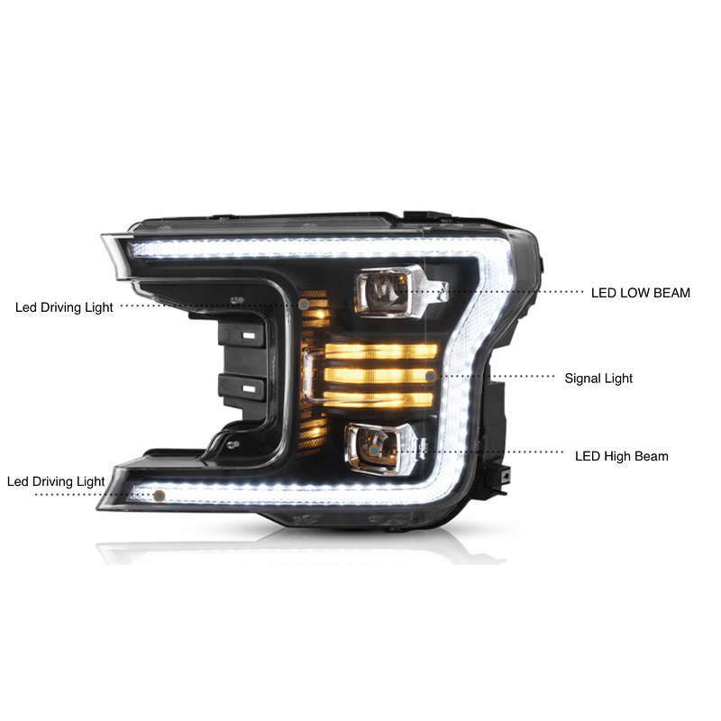 LED Headlight Factory - OEM for Ford F150 2018-2021