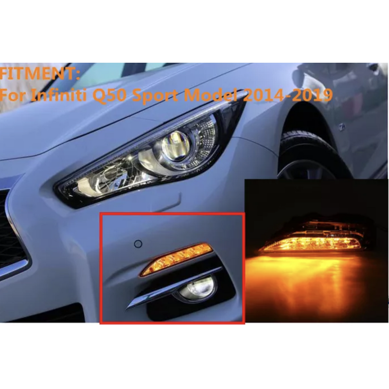 LED Daytime Running Light Factory - OEM for Infiniti Q50